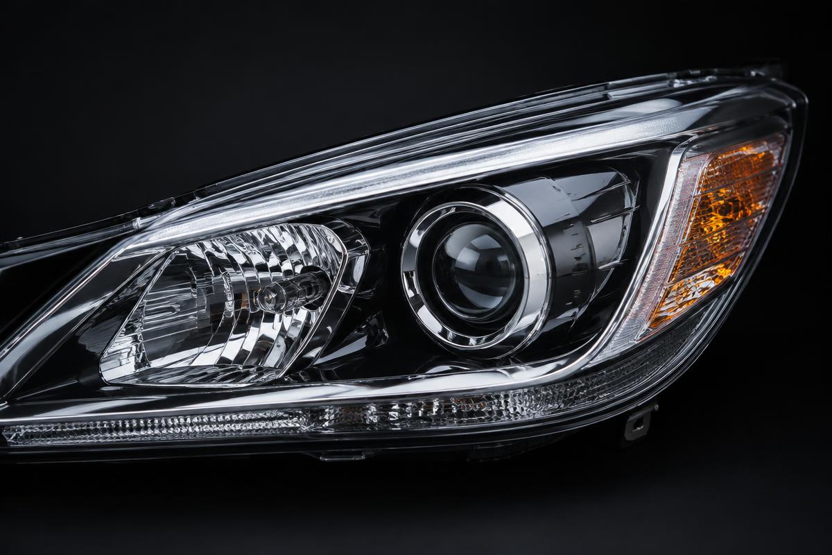 Restored, crystal-clear headlight